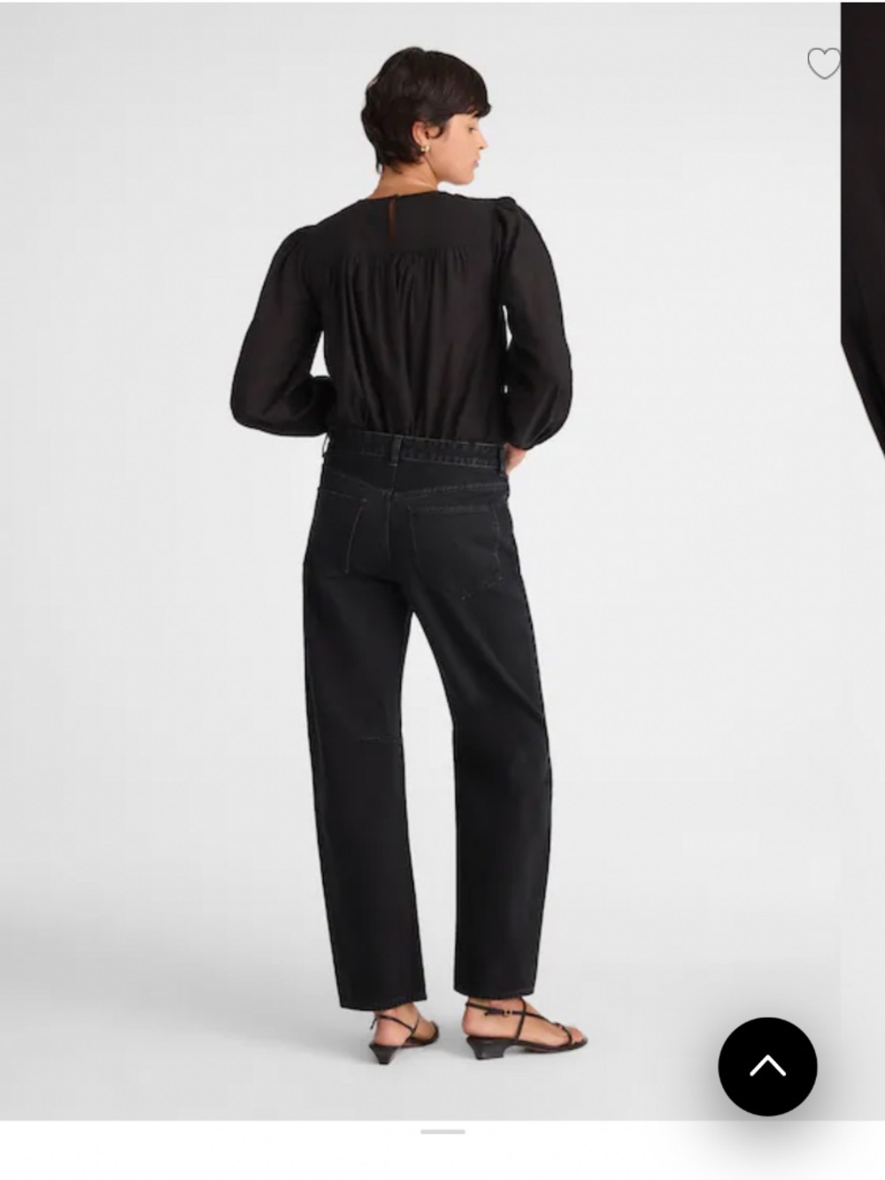 Madewell The Darted Barrel-Leg jean